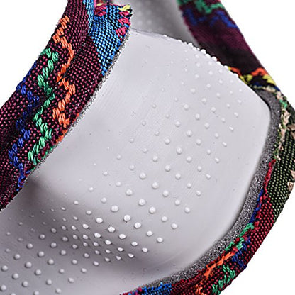 CAR PASS Boho Steering Wheel Cover, Ethnic Flax Cloth Universal Steering Wheel Cover,Anti-Slip Design, Fit 14.5-15 inches for Vehicles,Cars,SUV,Vans