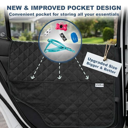 (2026 Version-2X Extra Durable Premium Interior Car Door Protector from Dog Scratches - Pet Car Window Protector Door Covers - Waterproof Anti-Scratch, Scratch Resistant, Size 27.5" x 23.5"