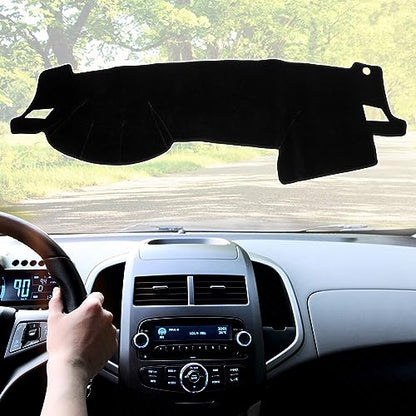X AUTOHAUX Polyester Dashboard Cover Mat Protector Non Slip Mat Carpet Replacement for Subaru Legacy Outback 2005-2009