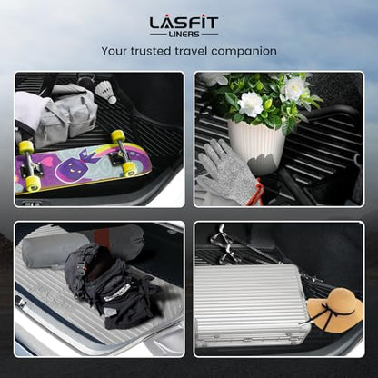 LASFIT Cargo Mat for Dodge Charger Daytona 2024 2025 2026 Scat Pack & R/T (Fit 2-Door, Not for 4-Door), All Weather TPE Custom Fit Trunk Mats Cargo Liners, Black - style: 5) Charger Daytona | 2024-2026 | Trunk Mat