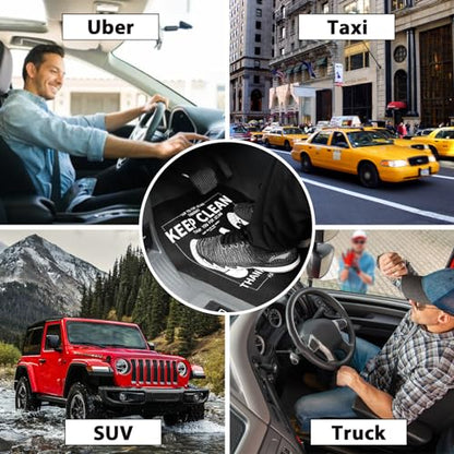 Disposable Car Floor Mats, Automotive Floor Mats Carpets Protector Cover, Universal Fit Auto Floor Mats, Protective Front Rear Floor Mat for Cars Details Vehicles Truck SUV, 18 x 20 inch (30pcs)