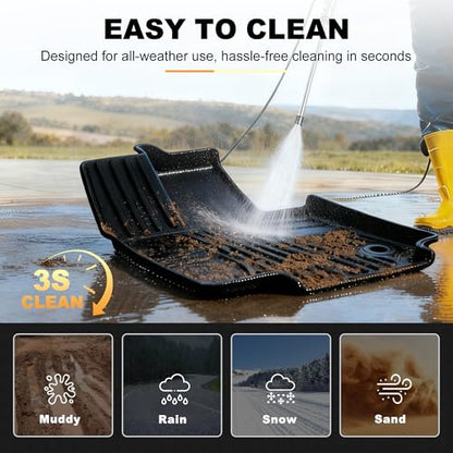 Floor Mats for Toyota Highlander 2020-2026 7 Seats - All Weather Floor Liners and Cargo Mat with Seatback Protector Highlander Accessories - style: 2020-2026 | for Toyota Highlander | Full Set