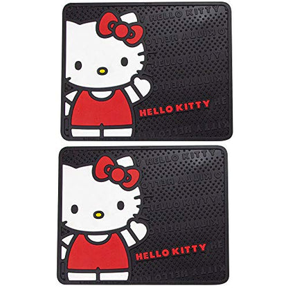 Plasticolor Hello Kitty Sanrio Waving Front & Rear Car Truck SUV Seat Rubber Floor Mats