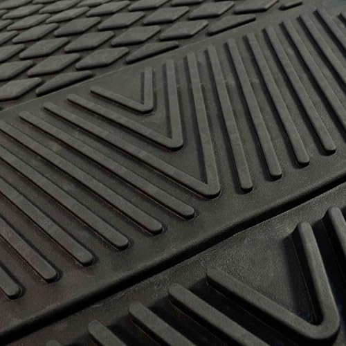 FANMATS 8771 Philadelphia Eagles 2-Piece Heavy Duty Vinyl Car Mat Set, Front Row Floor Mats, All Weather Protection, Universal Fit, Deep Resevoir Design