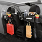 Back Seat Car Organizer,4 in 1 Multifunctional Car Back Seat Storage Box with Drink Cup Holder Tissue Box, for Hold Phone,Snacks, Drinks, Handbag-Black-2Packs - color: Black-2Pack