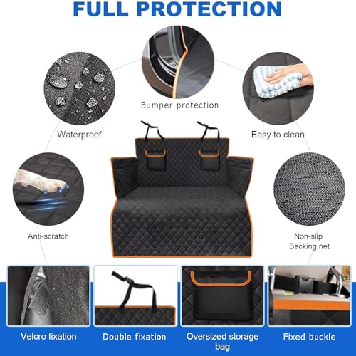 SUV Cargo Liner for Dogs for Lucid Gravity 2025-2026, Waterproof Non-Slip Pet Trunk Protector Scratchproof Dog Blanket Easy to Clean