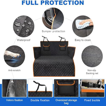 SUV Cargo Liner for Dogs for Lucid Gravity 2025-2026, Waterproof Non-Slip Pet Trunk Protector Scratchproof Dog Blanket Easy to Clean