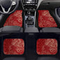 Car Floor Mats Full Set 4 Pcs, Red Dragon Automotive Floor Pads, All Weather Floor Carpet Full Set, Easy to Clean, Universal Fits SUV Van Sedan - color: Red Dragon