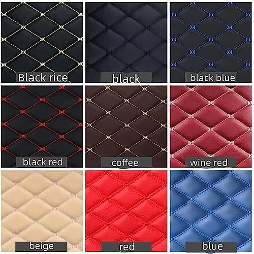 Custom Making Trunk Mats Cargo Mats Fit for 99.9% Sedan SUV All Weather Protection Leather Liners Trunk Mat Cargo Liners (Beige) - color: beige
