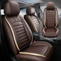 Seat Covers for Truck 2007-2024 GMC Sierra Chevy Silverado 1500 2500/HD 3500/HD Nappa Leather Car Seat Covers Waterproof and Dustproof Car Seat Protectors（Coffee）