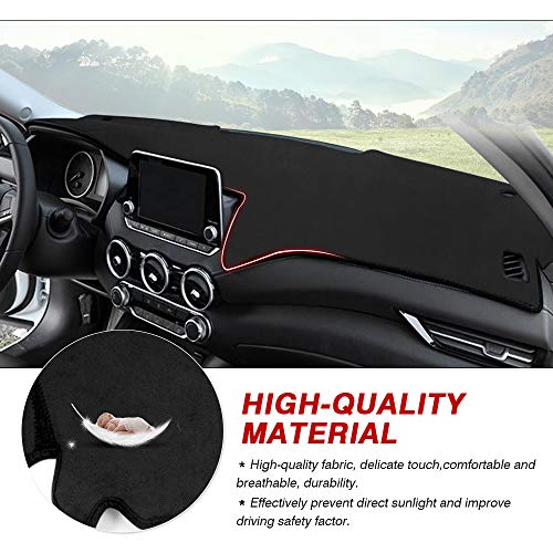 Autorder Dashboard Cover Mat for 2020-2025 2026 Nissan Sentra Accessories Dash Cover Flannel Dash Mat Sunshade Glare UV Rays Protector - size: For Nissan Sentra 2020-2026