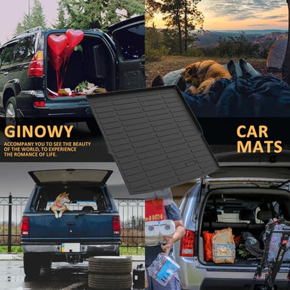 GINOWY- Floor Mats & Cargo Liner for Mazda CX50 2023-2025 2026, TPE All Weather Mats CX-50 2024 Floor Liners Waterproof Non-Slip Trunk Mat CX50 Automotive Accessories Black - style: 35) for Mazda CX50 2023-2026 Full Set