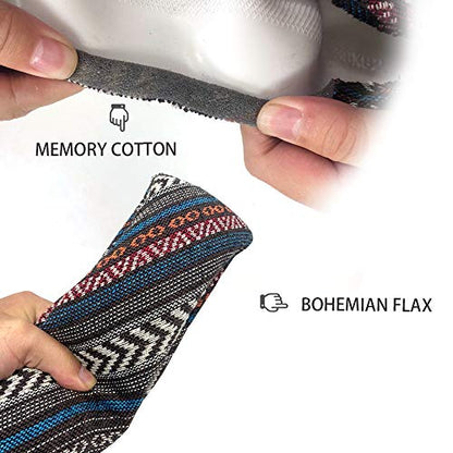 Universal 15inch Ethnic Style Baja Blanket Steering Wheel Cover with Coarse Flax Cloth and Sweat Absorption Anti Slip Car Wrap (Boho Dark) - style: Boho Dark