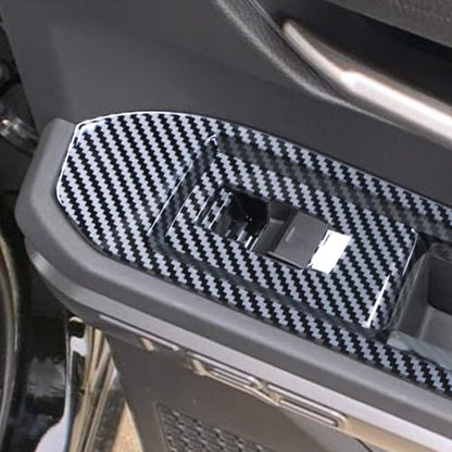 INTGET Window Lift Panel Cover for 2024 2025 2026 Toyota Tacoma Accessories/2025-2026 4Runner ABS Plastic Interior Decoration (Carbon Fiber,Window Lift Panel) - size: Window Lift Panel Cover