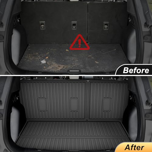 AOMSAZTO Cargo Liner & Backrest Mat for Ford Escape 2020-2026, Custom Fit Trunk Mat Rear Seat Back Cover - All Weather Interior Protection Car Accessories - size: Escape 2020-2026