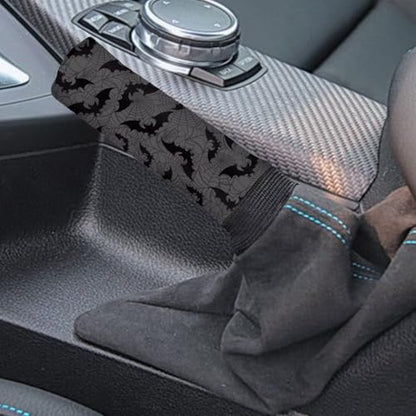 Bulopur Car Shifter Gear Hand Brake Trim Cover Set for Most Cars Van SUV Sedan Truck Auto Accessories - color: Bat Spider Web
