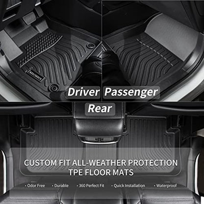 KELCSEECS® Floor Mats Custom for Subaru WRX& WRX STi 2021 2020 2019 2018 2016 2015 All Weather Protection TPE Heavy Duty Non-Slip Floor Liners Fits Front& 2nd Row Full Set Accessories, Black - style: 28) For 2015-2021 WRX Floor Mats
