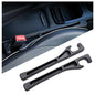 2 Pack Black Car Seat Gap Filler Organizer, Universal Car Seat Gap Plug with Seatbelt Slot, Anti-Drop Organizer for Keys Phones Storage for Auto Truck SUV - size: 2 PCS #2
