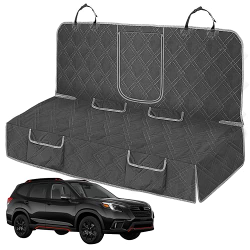 Dog Car Seat Cover Compatible with Subaru Forester 2002-2025, Waterproof Pet Bench Seat Cover for Back Seat, 600D Heavy Duty Scratch Proof Nonslip Truck Seat Covers for Dogs - size: 2002-2025 Forester