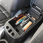 EDBETOS Center Console Organizer Tray Compatible with Jeep Renegade Accessories 2015-2019 2020 2021 2022 2023 Armrest Glove Box Secondary Storage (Black Trim) - color: Black