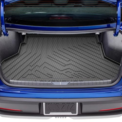 KUST Floor Mats Cargo Mat for Kia K4 2025 2026 Sedan, All Weather Rear Trunk Liner for K4 Accessories Cover TPE Rubber Raised Edge 4Pcs - style: For │ K4 2025-2026 │ Full Set