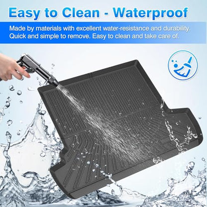 4Runner Cargo Liner - Trunk Mat for Toyota 4Runner 2003-2009, All Weather Cargo Mat for 4Runner Accessories, Heavy Duty Car Mats, Car Accessories - size: 2)Toyota 4runner 2003-2009