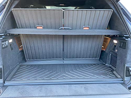 Premium Cargo Liner for BMW X7 2019-100% Protection - Custom Fit Car Trunk Mat - Easy-to-Wash & All-Season Black Cargo Mat - 3D Shaped Laser Measured Trunk Liners for BMW X7 2019-2025