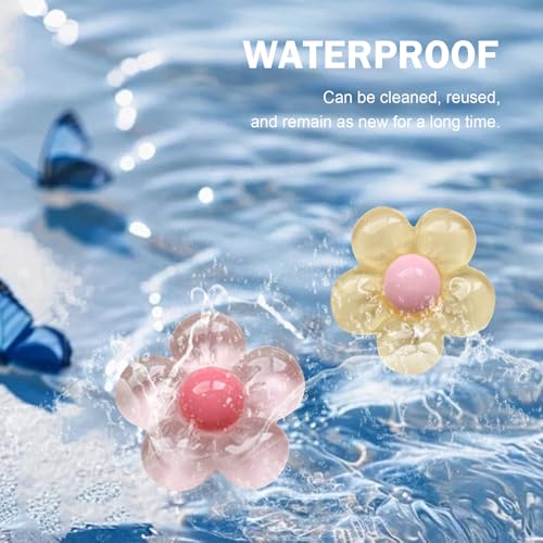 6PCS Flower Air Vent Clips, Air Conditioner Outlet Decoration, Cute Car Dashboard Accessories, Universal Aut Interior Decorative Accessories for Women Girls