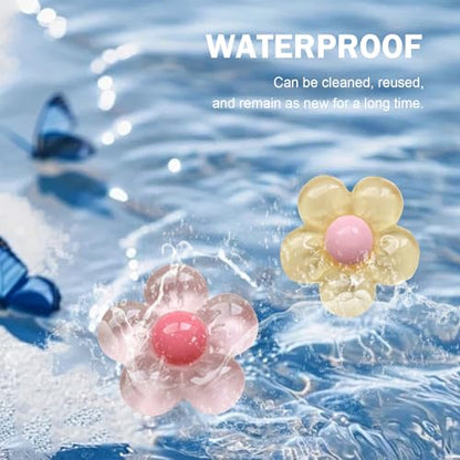 6PCS Flower Air Vent Clips, Air Conditioner Outlet Decoration, Cute Car Dashboard Accessories, Universal Aut Interior Decorative Accessories for Women Girls