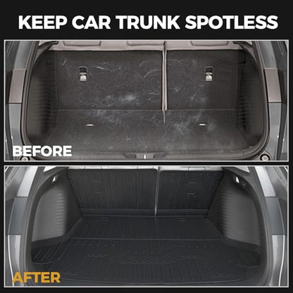 Cargo Mat for Honda HR-V 2026 2025 2024 2023(Hybrid & Gasoline), Full Coverage All Weather Trunk Cargo Liner with Backrest Protectors for Honda HRV Accessories