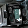 Center Console Organizer Tray Compatible with Chevy Silverado 1500/GMC Sierra 1500 2019-2022 Accessories and 2020-2023 Silverado/Sierra 2500/3500 HD Armrest Box - Full Console w/Bucket Seats