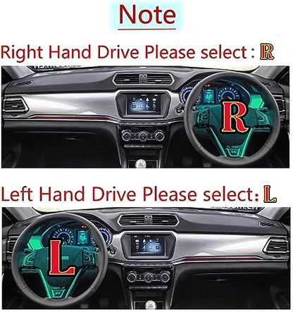 Dashboard Cover Dash Mat,for Lexus RX 300 330 350 2004-2009 Dashboard Cover Mat Sun Shade Protect Carpet Anti-Glare - color: Black Edge, size: R
