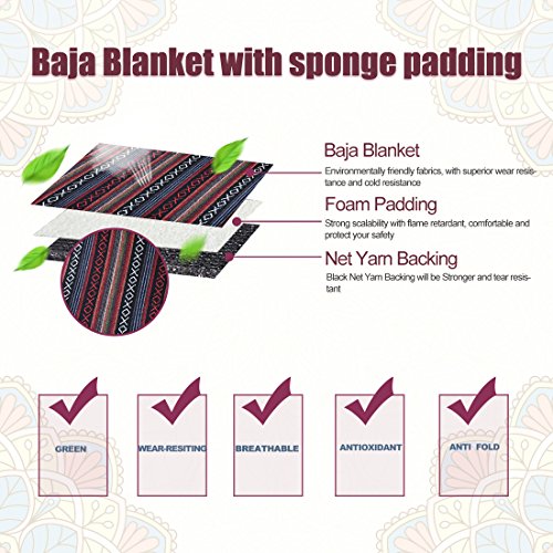 uxcell Universal Soft Blanket Bucket Seat Cover Mat for Car Vehicle Automotive - style: Dark Red