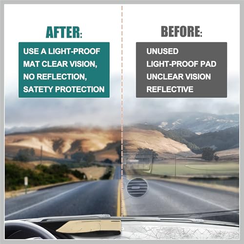 Car Dashboard Cover Non-Slip Faux Suede Dash Board Protector Cover Mat for Mazda 6 2009-2012 Black Replacement Car Parts