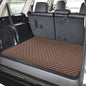 FH Group F16501BROWN-32 Deluxe Heavy Duty Faux Leather Diamond Pattern Multi-Purpose Brown Automotive Cargo Liner fits most Cars, SUVs, and Trucks, 32 inches - color: Brown, size: 40 x 32 Inches