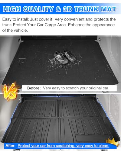 Cargo Liner for Jeep Compass 2017-2025 All Weather Trunk Mat for Compass Accessories Cargo Mat TPE Heavy Duty Anti-Slip - size: 6)Jeep Compass【2017-2025】