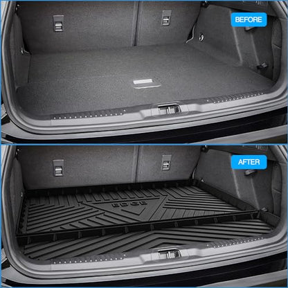 Nilight Cargo Mats for Ford Edge 2015 2016 2017 2018 2019 2020 2021 2022 2023 2024 2025 All Weather Protection Heavy Duty Cargo Liners - color: 2015-2025 Ford Edge|Cargo Mat