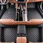 Luxury Custom Personalized Floor Mats for 99% of Sedan, Trucks SUV, Anti-Slip Full Coverage All Weather Car Mat Set (Black) - color: Black