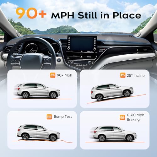 Upgraded Gray Dash Cover for 2018-2024 Toyota Camry Accessories,Dashboard Cover Mat Anti-Glare UV Protection Sunshade Pad Non-Slip - size: 18-24 Camry Dash Cover(Gray)