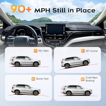 Upgraded Gray Dash Cover for 2018-2024 Toyota Camry Accessories,Dashboard Cover Mat Anti-Glare UV Protection Sunshade Pad Non-Slip - size: 18-24 Camry Dash Cover(Gray)