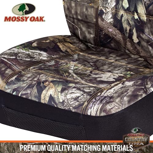 Mossy Oak Front Camo Seat Covers Low Back - Made with Premium Rip-Stop Oxford Fabric, Airbag Compatible, Universial Fit Most Bucket Seats - Official Licensed Product - size: Oxford Low Back Front Seat Covers