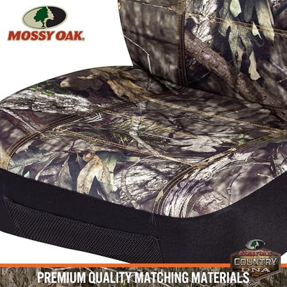 Mossy Oak Front Camo Seat Covers Low Back - Made with Premium Rip-Stop Oxford Fabric, Airbag Compatible, Universial Fit Most Bucket Seats - Official Licensed Product - size: Oxford Low Back Front Seat Covers
