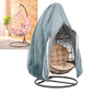 【Upgraded】Patio Egg Chair Covers with Zipper, Wicker Egg Swing Chair Covers, Waterproof Heavy Duty Weather Resisatnt Outdoor Chair Cover, Windproof Hanging Chair Cover, 75" x 45", Grey, 1 Pack - color: Grey, size: Single Seat 75'' (L) x 45''(W)