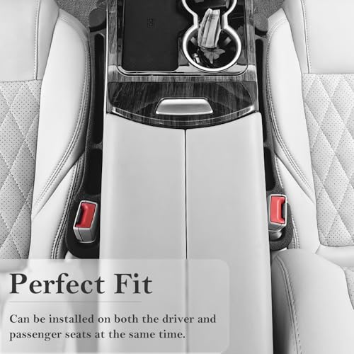 Car Seat Gap Filler 2 Pack with Organizer Hook, Car Seat Gap Plug Fills Gap Between Seat & Console Prevent Small Items & Tools from Falling Seat Side Gap Fits Cars, SUVs, Trucks & Sedans - color: hook