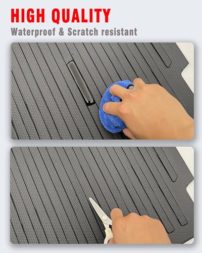 Cargo Liners Backrest Mat for BMW X3 Accessories 2025 with Hook&Loop Rear Trunk Mat Rear Seat Back Cover Protector All Weather Anti-Slip Split Dog Liner 4 PCS - size: BMW X3 2025