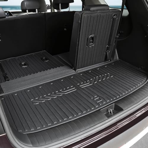 GALVAGNIATE Floor Mats for Hyundai Palisade 2020-2025, All Weather Floor Mats Trunk Cargo Liner with Backrest Protectors Accessories, Full Coverage Set (Fit 7/8 Seats) - size: For Hyundai Palisade | 2020-2025