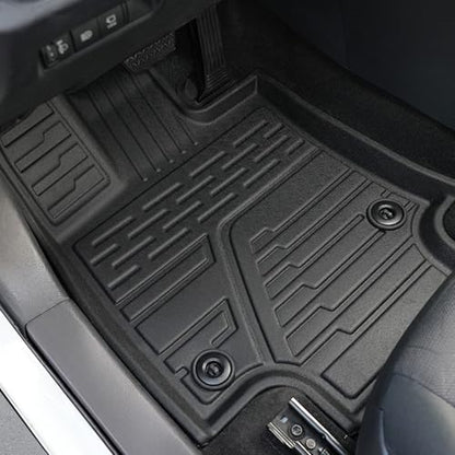 Floor Mats for Toyota RAV4 2019-2025, All Weather Floor Mats Trunk Cargo Liner with Backrest Protectors and Door Sill Guards Accessories, Full Coverage Set