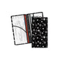 Leather Car Registration and Insurance Card Holder, Cute Car Accessories Vehicle Glove Box Car Organizer for Documents, Cards, License Cute Black White Dog Paw - color: Cute Black White Dog Paw
