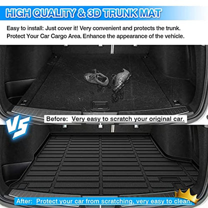 RDX Cargo Liner - Trunk Mat for Acura RDX 2019-2026, All Weather Cargo Mat for RDX Accessories, Heavy Duty Car Mats, Car Accessories - size: 2)Acura RDX【2019-2025】