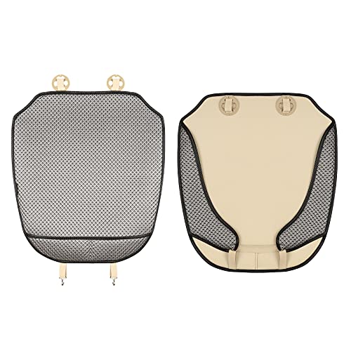 Breathable Universal Four Seasons Car Seat Covers，Luxury Car Seat Cushion ，Protectors for Front Seat Bottoms,Compatible with 95% Vehicles， Fit for Cars Truck SUV Sedan (Grey,1PC) - color: Grey-1PCS
